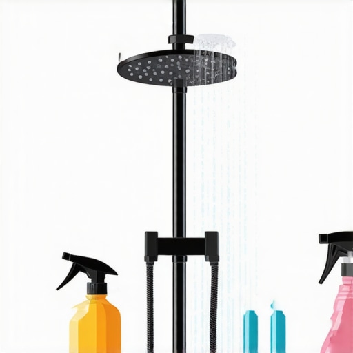 How to Remove Hard Water Stains from Black Shower Fixtures