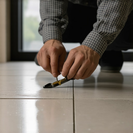 How to Repair a Chip in a Brand New Floor Tile