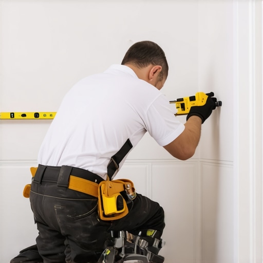 How to Scribe Baseboards to a Bowed Bathroom Wall
