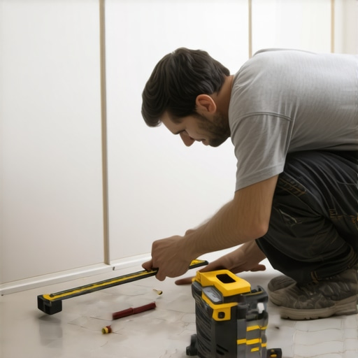 How to Scribe Baseboards to a Wavy Tile Floor