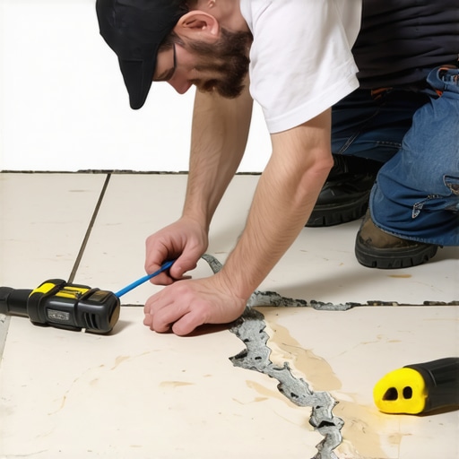 How to fix a cracked tile without replacing the whole floor