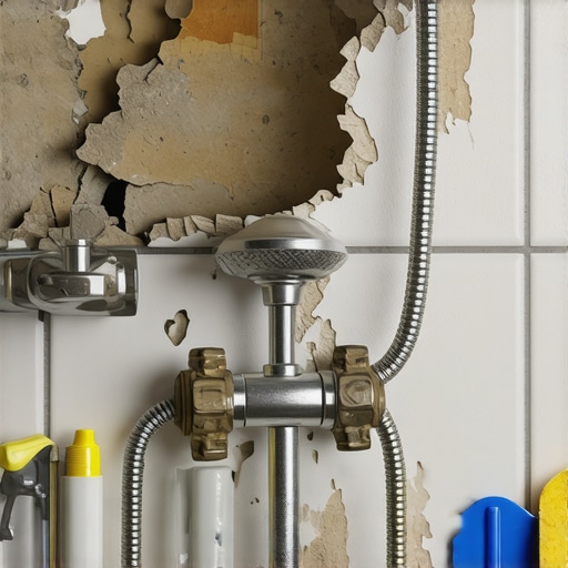 How to fix a leaking shower head behind the tile