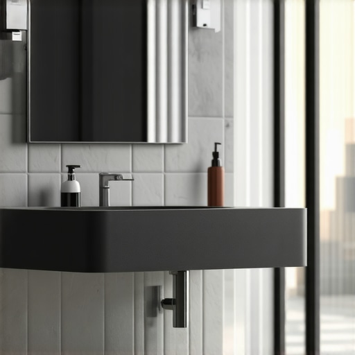 How to install a modern floating vanity over tile