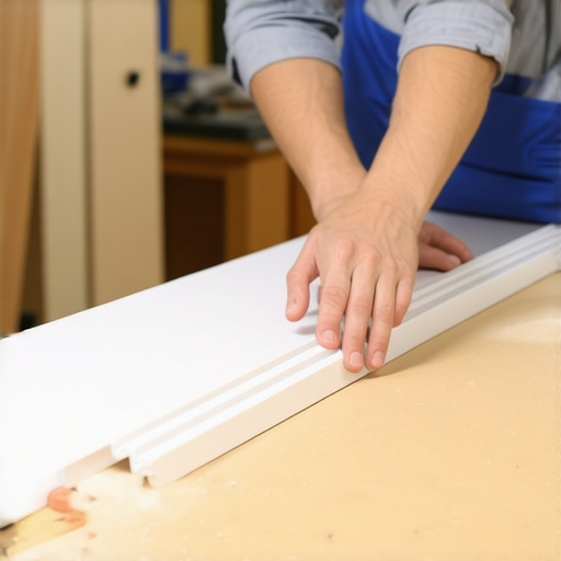 How to miter PVC baseboards for a waterproof finish
