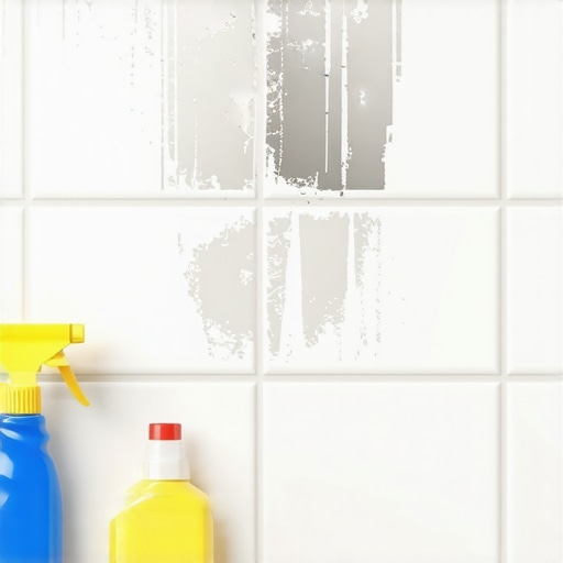 How to remove old adhesive from a bathroom wall