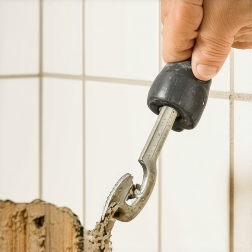 How to repair a cracked grout joint in the shower corner