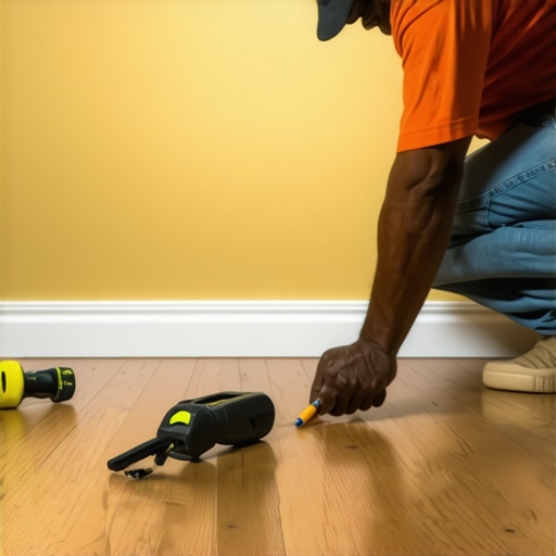 How to scribe a baseboard to a sloped floor