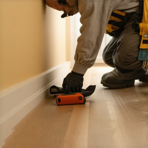 How to scribe baseboards to a wavy floor with ease