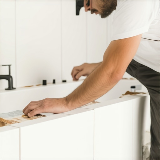 How to tile around a bathtub with a curved front