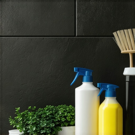 The Best Way to Clean Dark Slate Bathroom Tiles