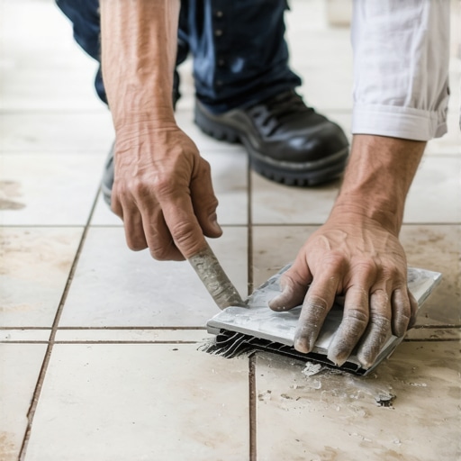 The Secret to Grouting Natural Stone Without Staining the Surface