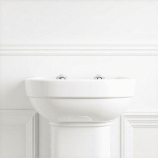 The Secret to Scribing Baseboards Around a Pedestal Sink