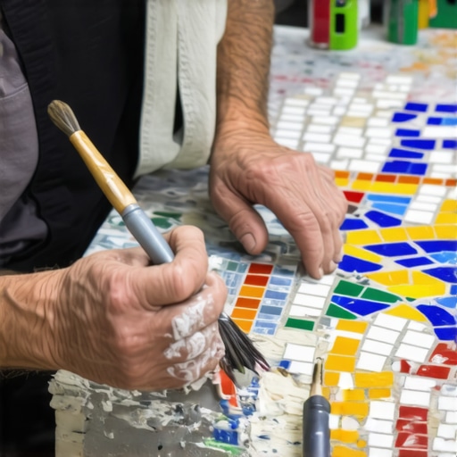 The Simple Trick for Perfect Grout Lines on Intricate Mosaics