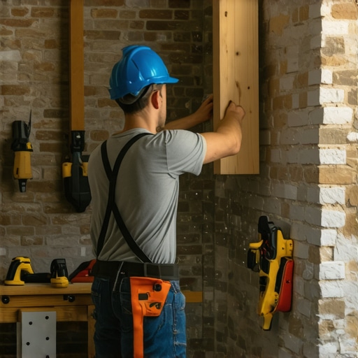 The best way to attach baseboards to a masonry wall