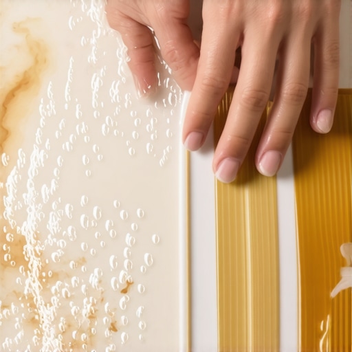 The best way to clean non-slip shower strips that turned brown
