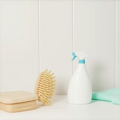 The best way to clean soap scum off a shower bench