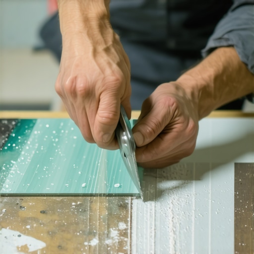 The best way to cut glass tile without chipping the edges