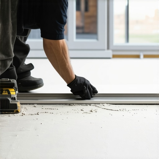 The best way to get a straight line when tiling a wall