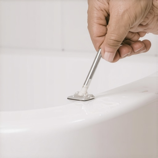 The easiest way to remove old silicone caulk from a bathtub