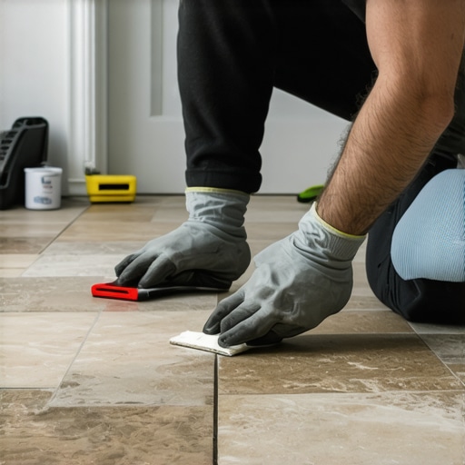 The proper way to seal natural stone tiles before grouting