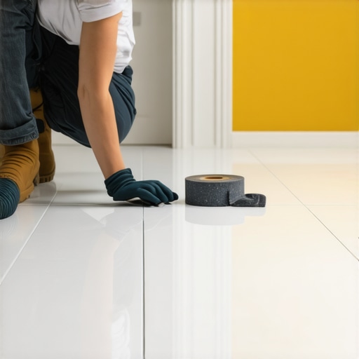 The secret to painting baseboards without getting paint on the tile