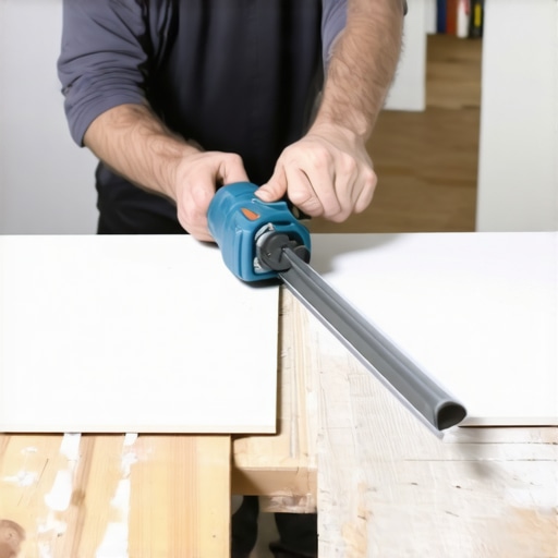 The trick for cutting ceramic tile without a wet saw