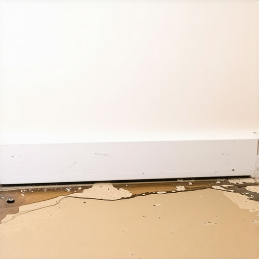 Why your baseboards are warped after a small bathroom flood