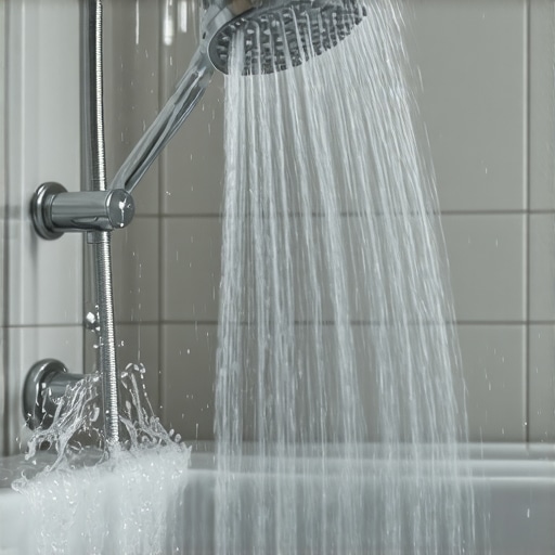 Why your shower head is spraying water everywhere but the drain