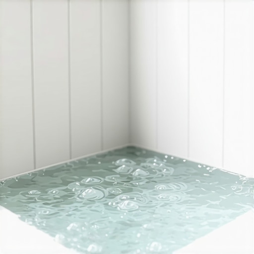 Why your shower niche is collecting standing water