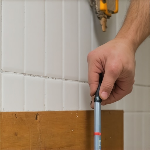 How to Scribe Baseboards to a Wavy Tile Wall