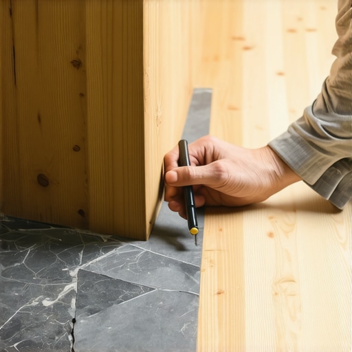 How to scribe baseboards to a natural stone floor